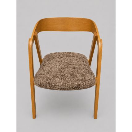 Scaun de masă LUSO, stejar/maro