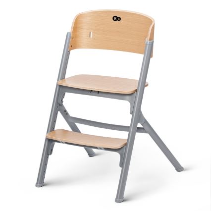 Scaun de masă pentru copii 3 în 1 KINDERKRAFT SELECT LIVY Premium stejar + șezlong CALMEE