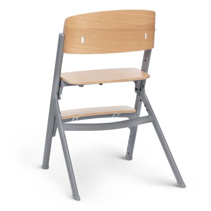Scaun de masă pentru copii 3 în 1 KINDERKRAFT SELECT LIVY Premium stejar + șezlong CALMEE