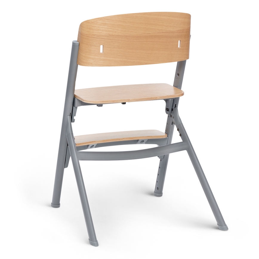 Scaun de masă pentru copii 3 în 1 KINDERKRAFT SELECT LIVY Premium stejar + șezlong CALMEE