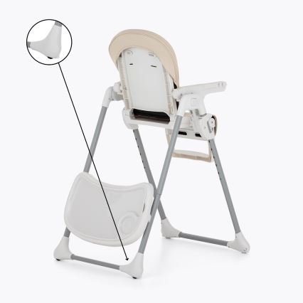 Scaun de masă pentru copii GUSTO galben PETITE&MARS