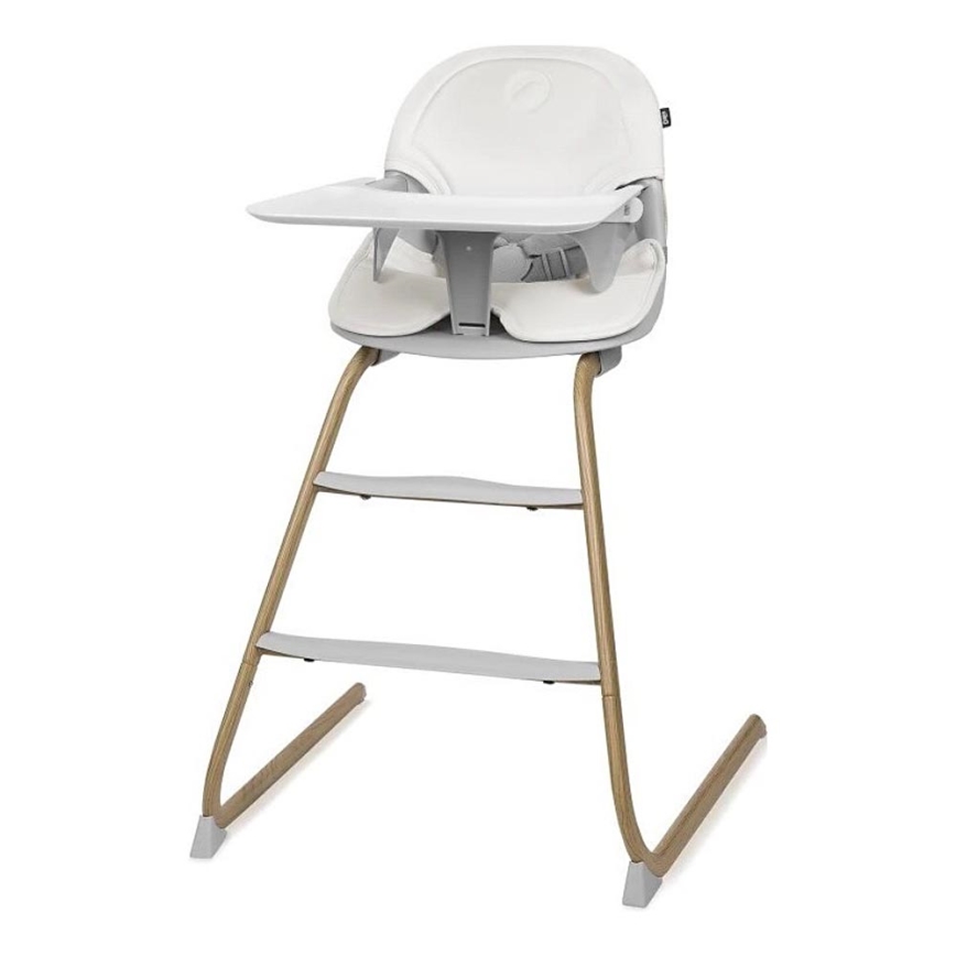 Scaun de masă pentru copii Lionelo DALIA alb/maro