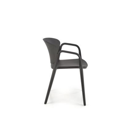 Scaun de masă RIDUS 1 buc negru