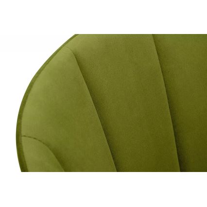 Scaun de dining RIFO 86x48 cm verde deschis/stejar deschis