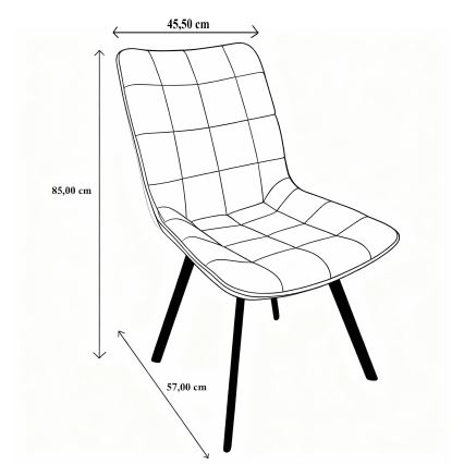 Scaun de sufragerie ADINA bej