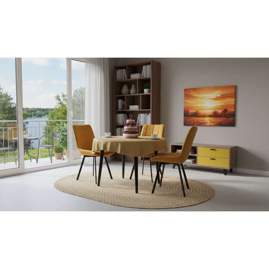 Scaun de sufragerie ADINA galben