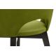 Scaun de sufragerie BOVIO 86x48 cm verde deschis/fag