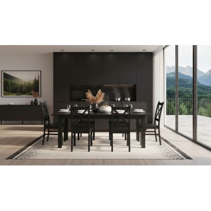 Scaun de sufragerie NATE negru