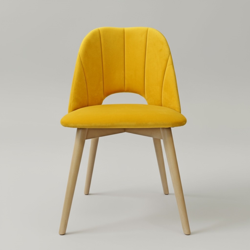 Scaun de sufragerie THEO galben