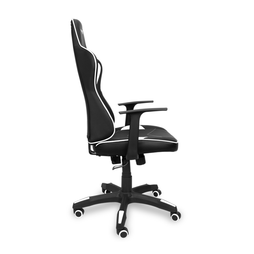 Scaun pentru jocuri video CONNECT IT CGC-0700-WH LeMans Pro negru/alb