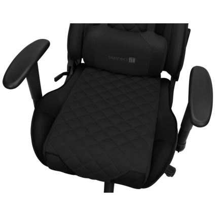 Scaun pentru jocuri video CONNECT IT CGC-1200-BK Monaco Pro negru