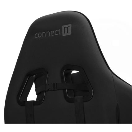 Scaun pentru jocuri video CONNECT IT CGC-1200-BK Monaco Pro negru