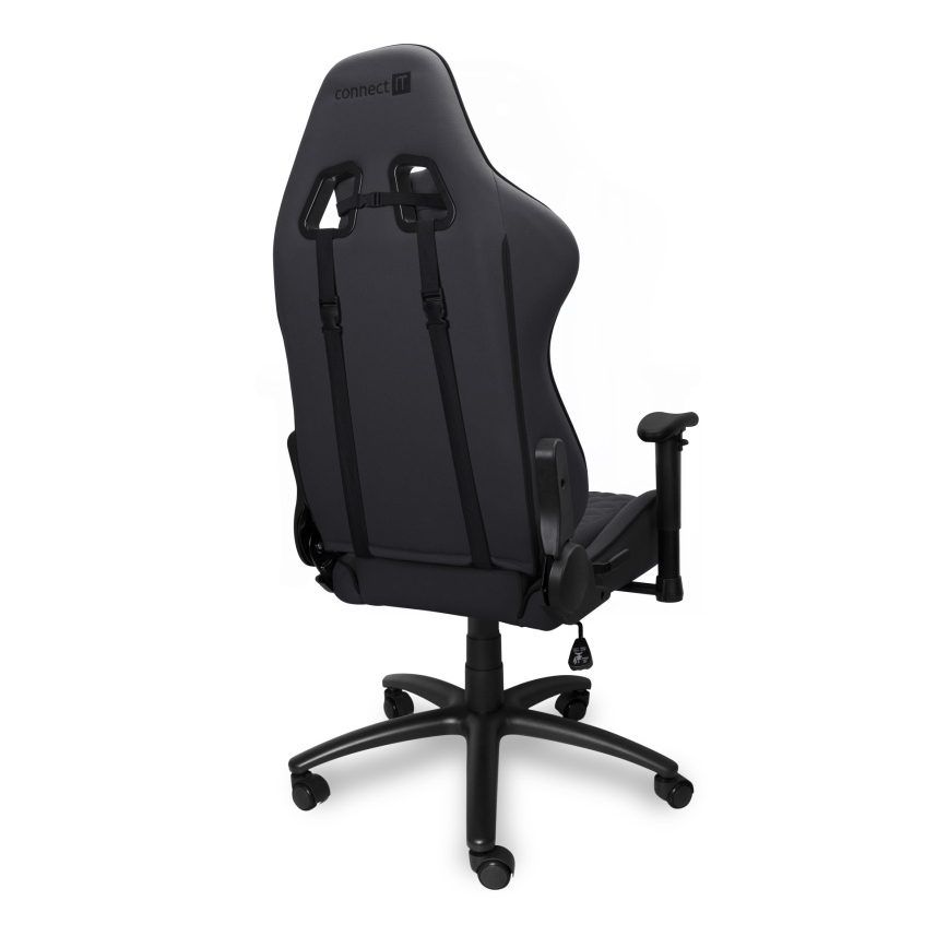 Scaun pentru jocuri video CONNECT IT CGC-1200-GY Monaco Pro gri/negru