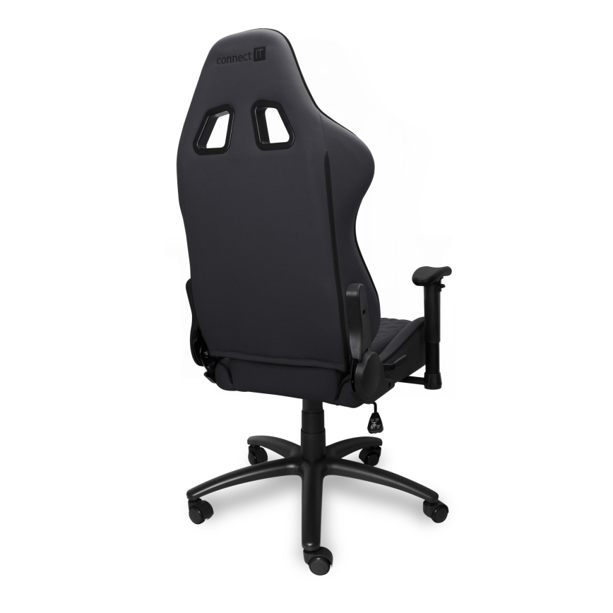 Scaun pentru jocuri video CONNECT IT CGC-1200-GY Monaco Pro gri/negru