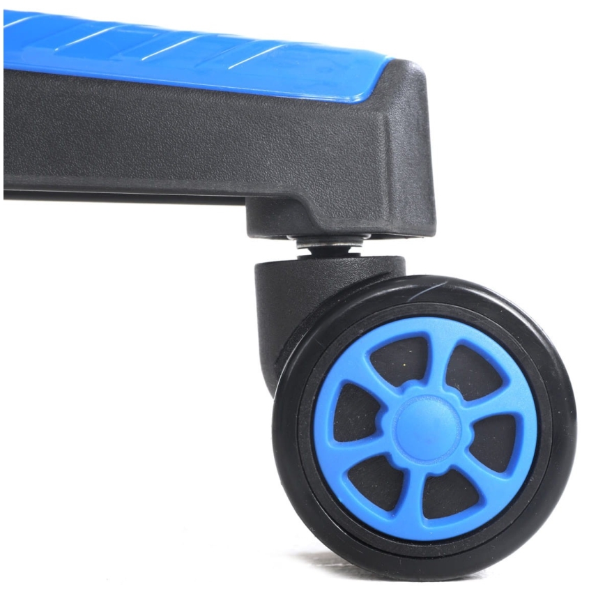 Scaun pentru jocuri video VARR Nascar negru/albastru