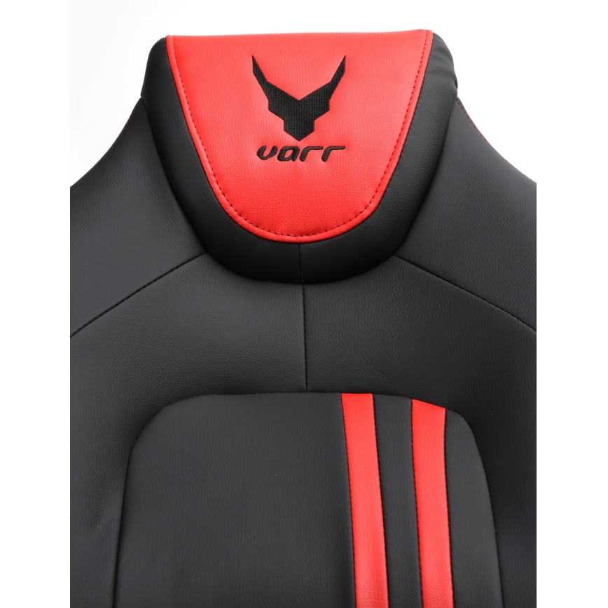 Scaun pentru jocuri video VARR Slide negru/roșu