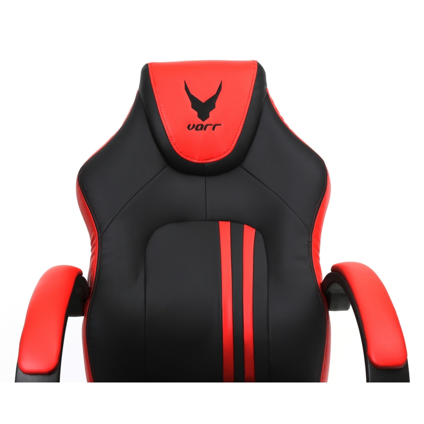 Scaun pentru jocuri video VARR Slide negru/roșu