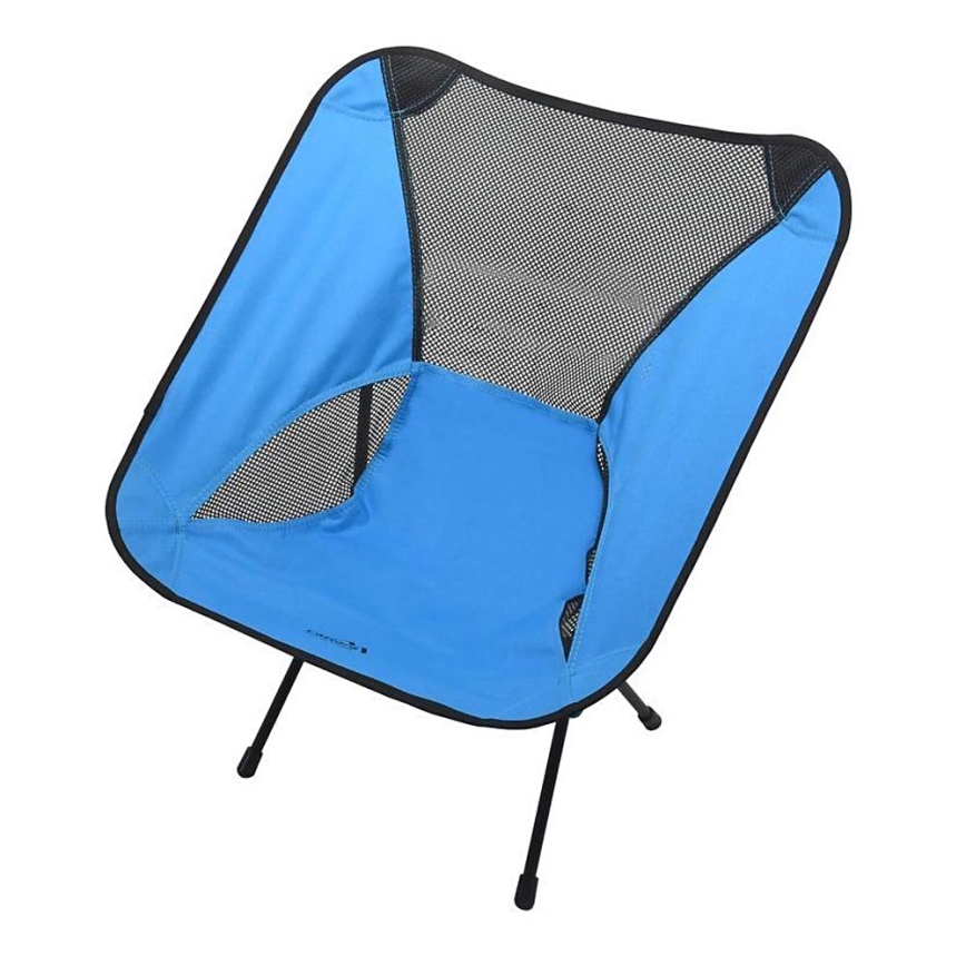 Scaun pliabil de camping albastru, 63 cm