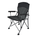 Scaun pliabil de camping negru