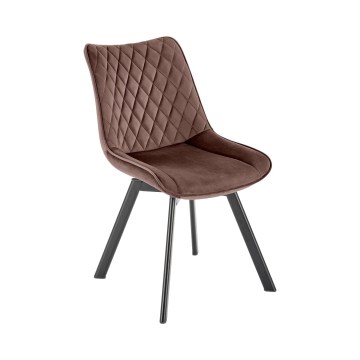 Scaun rotativ de dining OMBRA, 1 buc., maro