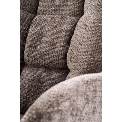 Scaun rotativ pentru dining NUVO 1 buc. gri/negru