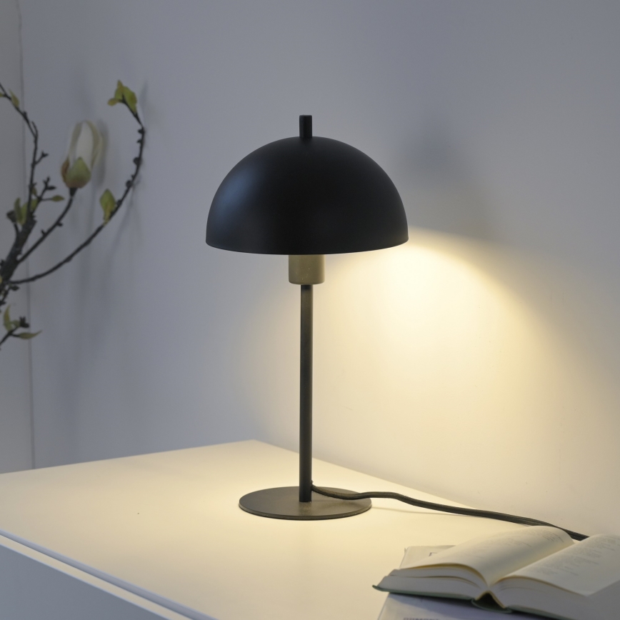 Schöner Wohnen 11726-18 - Lampă de masă ALI, 1xE14/15W/230V, neagră