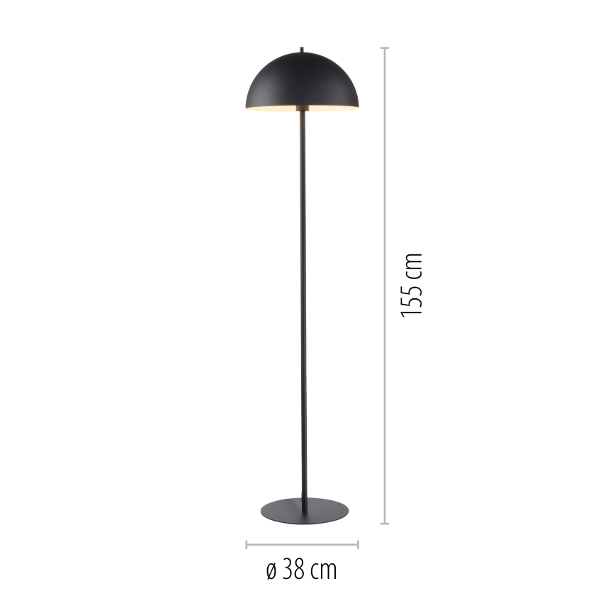 Schöner Wohnen 11727-18 - Lampadar ALI 1xE27/25W/230V negru