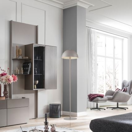 Schöner Wohnen 11727-39 - Lampă de podea ALI 1xE27/25W/230V gri