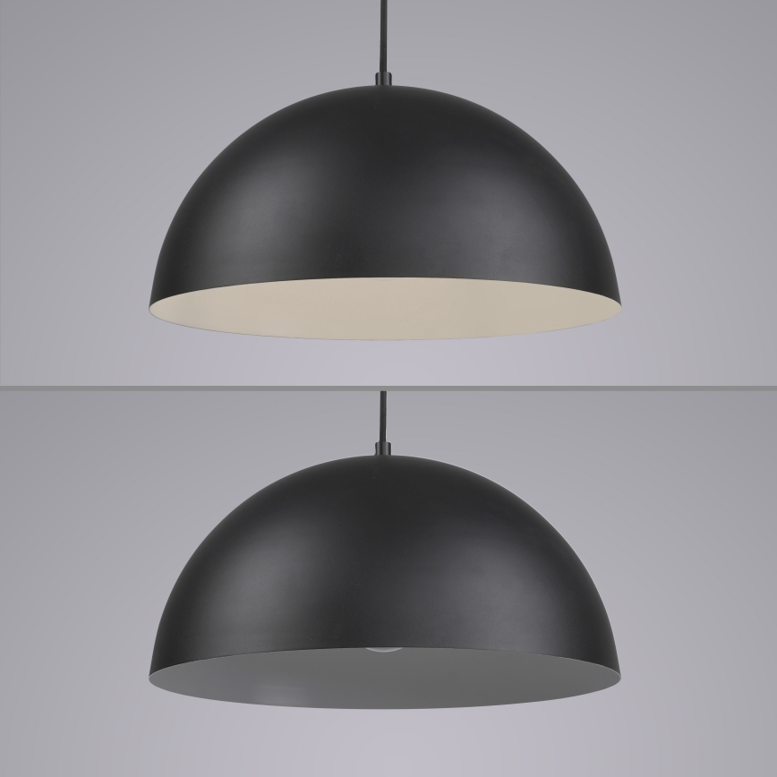 Schöner Wohnen 11728-18 - Lampă suspendată ALI pe cablu, 1xE27/25W/230V, Ø 38 cm, negru