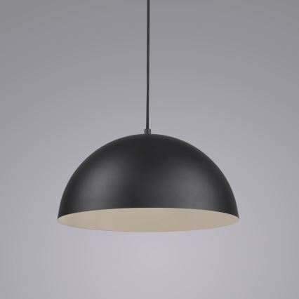 Schöner Wohnen 11728-18 - Lampă suspendată ALI pe cablu, 1xE27/25W/230V, Ø 38 cm, negru