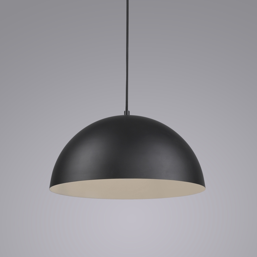 Schöner Wohnen 11728-18 - Lampă suspendată ALI pe cablu, 1xE27/25W/230V, Ø 38 cm, negru