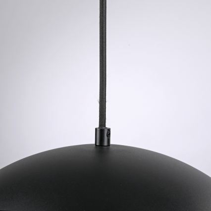 Schöner Wohnen 11728-18 - Lampă suspendată ALI pe cablu, 1xE27/25W/230V, Ø 38 cm, negru