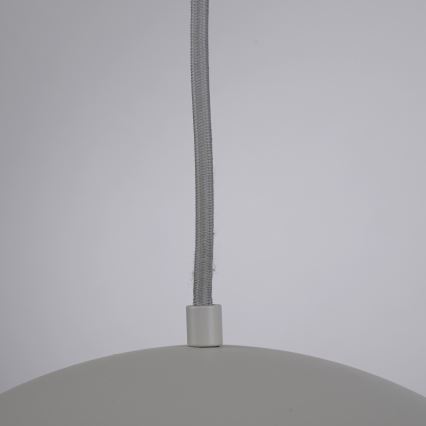 Schöner Wohnen 11728-39 - Lustră suspendată ALI pe cablu 1xE27/25W/230V Ø 38 cm, gri