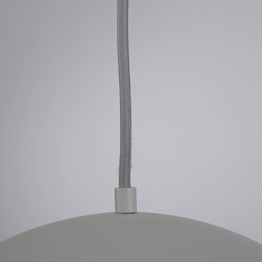 Schöner Wohnen 11728-39 - Lustră suspendată ALI pe cablu 1xE27/25W/230V Ø 38 cm, gri