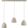 Schöner Wohnen 12541-42 - Lustră pe cablu TRAVENTA, 3 x E27/40W/230V, beton