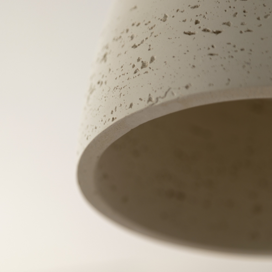 Schöner Wohnen 12541-42 - Lustră pe cablu TRAVENTA, 3 x E27/40W/230V, beton