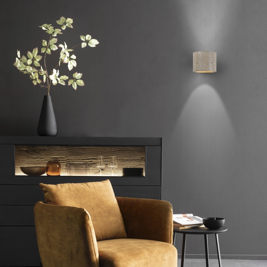 Schöner Wohnen 12542-42 - Aplica de perete TRAVENTA 1xG9/10W/230V beton