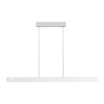 Schöner Wohnen 12577-16 - Pendul LED compatibil cu dimmer pe cablu ADRIANA ROUND 2xLED/24W/230V 2700/3000/3500/4000/5000K 160 cm alb