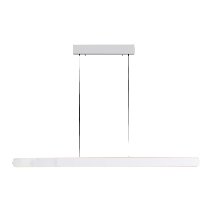 Schöner Wohnen 12577-16 - Pendul LED compatibil cu dimmer pe cablu ADRIANA ROUND 2xLED/24W/230V 2700/3000/3500/4000/5000K 160 cm alb