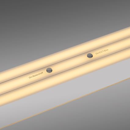 Schöner Wohnen 12577-16 - Pendul LED compatibil cu dimmer pe cablu ADRIANA ROUND 2xLED/24W/230V 2700/3000/3500/4000/5000K 160 cm alb