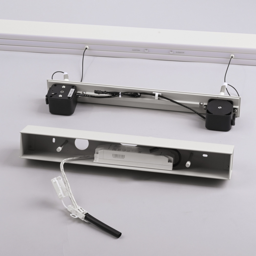 Schöner Wohnen 12577-16 - Pendul LED compatibil cu dimmer pe cablu ADRIANA ROUND 2xLED/24W/230V 2700/3000/3500/4000/5000K 160 cm alb