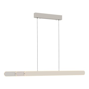 Schöner Wohnen 12577-39 - Lustru suspendat LED dimabil pe cablu ADRIANA ROUND, 2xLED/24W/230V, 2700/3000/3500/4000/5000K, gri