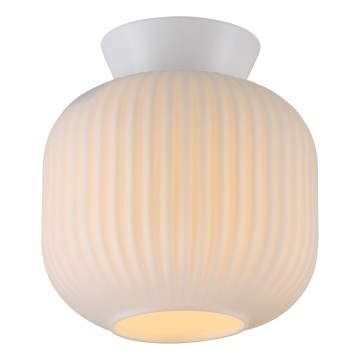 Schöner Wohnen 13574-16 - Plafonieră NAMI 1xE27/25W/230V, diam. 20 cm, albă