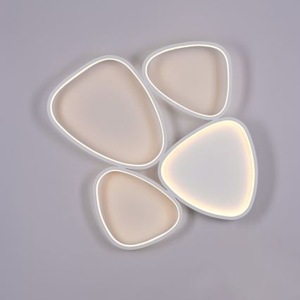 Schöner Wohnen 14038-16 - Plafonieră LED dimmabilă PEBBLES LED/35,5W/230V albă