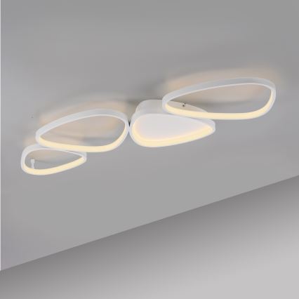 Schöner Wohnen 14039-16 - Plafonieră LED dimerizabilă PEBBLES LED/35,5W/230V albă