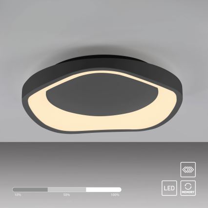 Schöner Wohnen 14233-18 - Plafonieră LED dimabilă MONTA, 21 W, 230 V, Ø 40 cm, negru