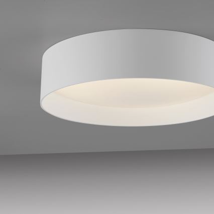 Schöner Wohnen 14593-16 - Plafonier LED dimabil TAVOLI, 10 W, 230 V, 2700–6500 K, Ø 28,5 cm, alb + telecomandă