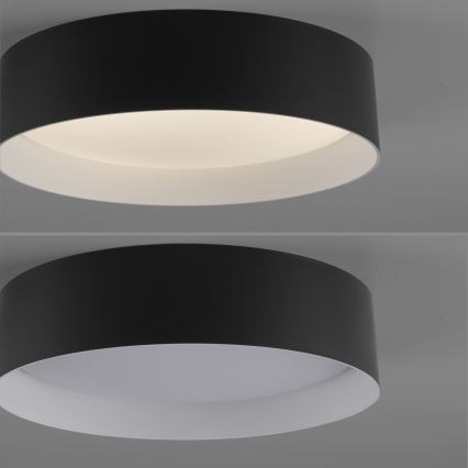 Schöner Wohnen 14593-18 - Plafonieră LED dimabilă TAVOLI, 10W, 230V, 2700-6500K, Ø 28,5 cm, negru, cu telecomandă