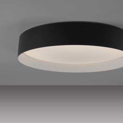 Schöner Wohnen 14594-18 - Plafonieră LED dimabilă TAVOLI LED/20W/230V 2700-6500K Ø 39 cm, neagră + telecomandă