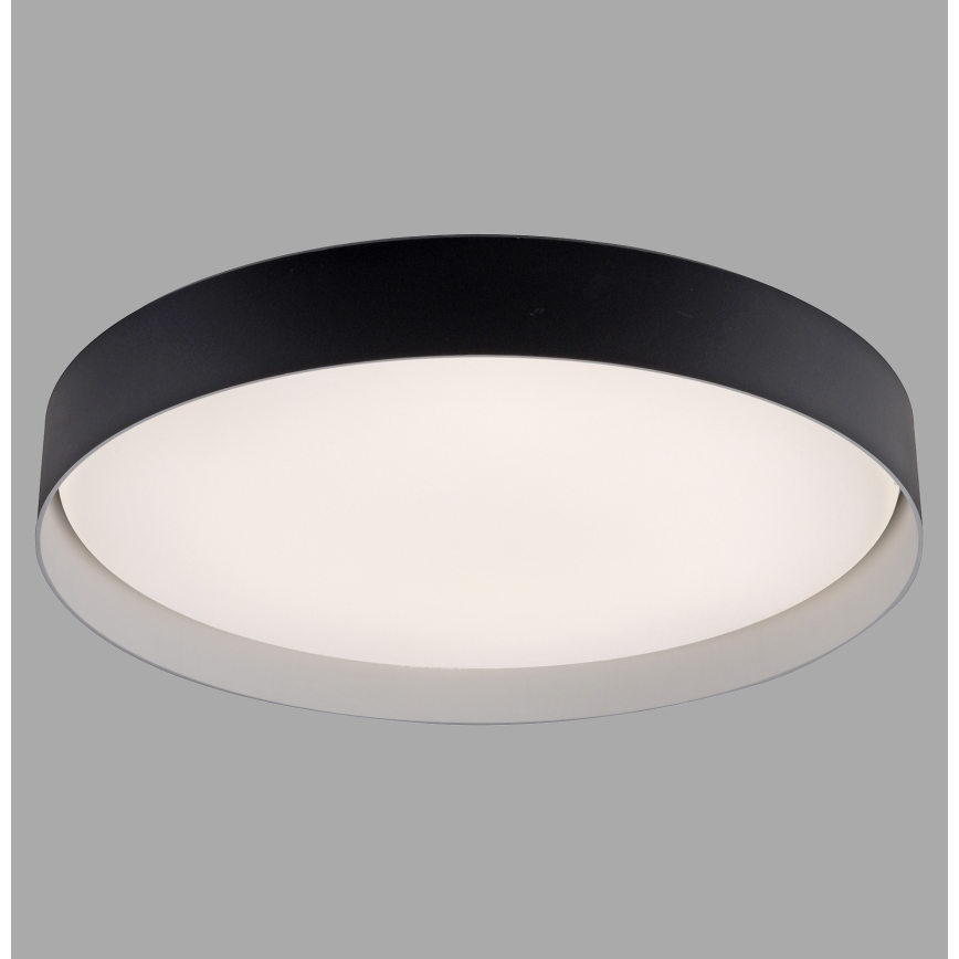 Schöner Wohnen 14595-18 - Plafonieră LED dimabilă TAVOLI LED/34W/230V 2700-6500K Ø 49 cm, neagră + telecomandă